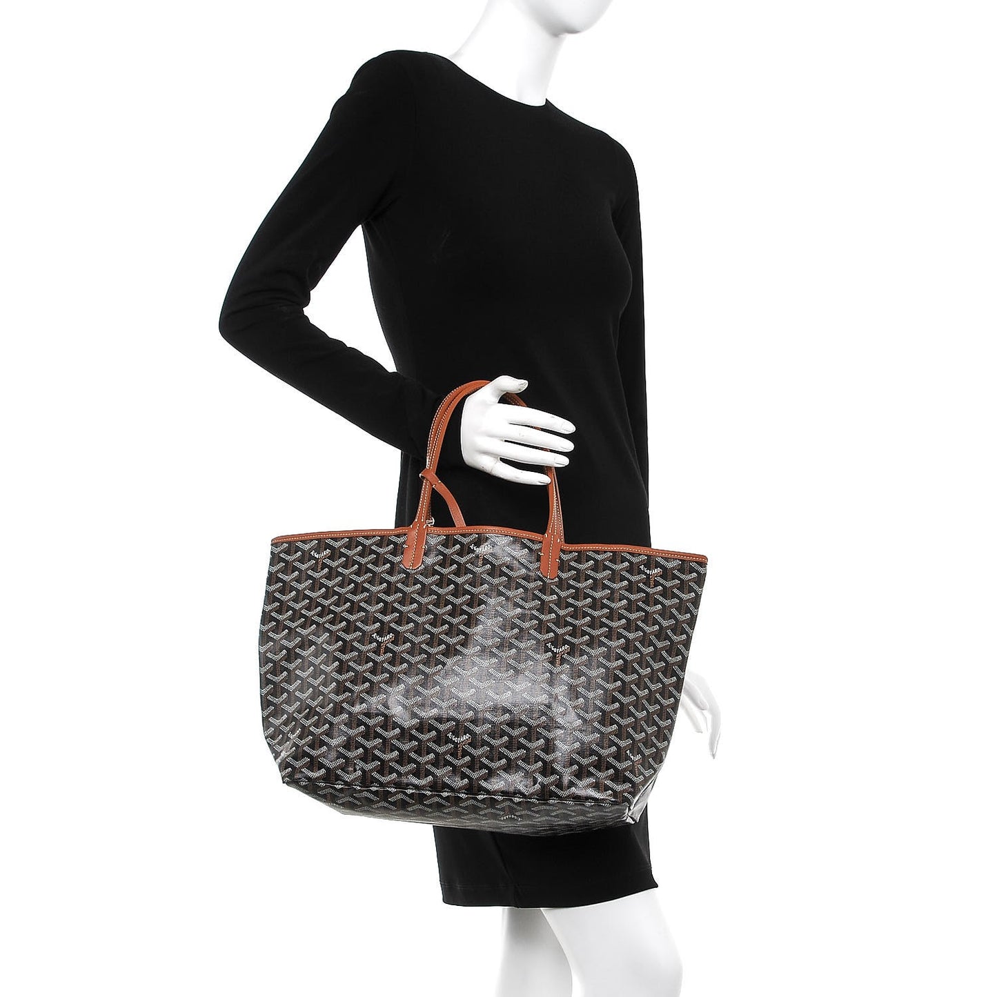 Goyardine Saint Louis PM Black Gold