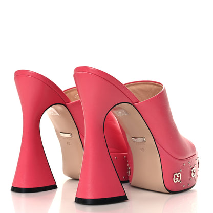 Gucci Malaga Kid Janaya 150mm Platform Sandals 40 Rhodamine Pink 5 of 10