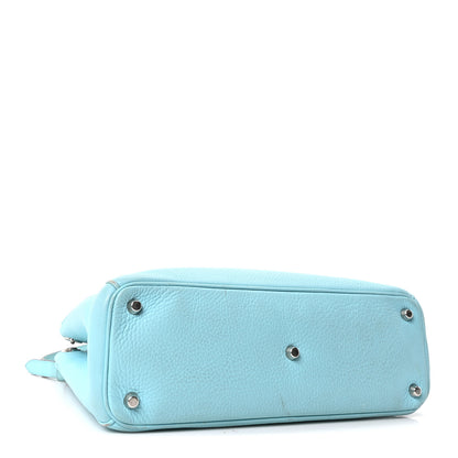 Christian Dior Bullcalf Medium Diorissimo Tote Light Blue 5 of 12