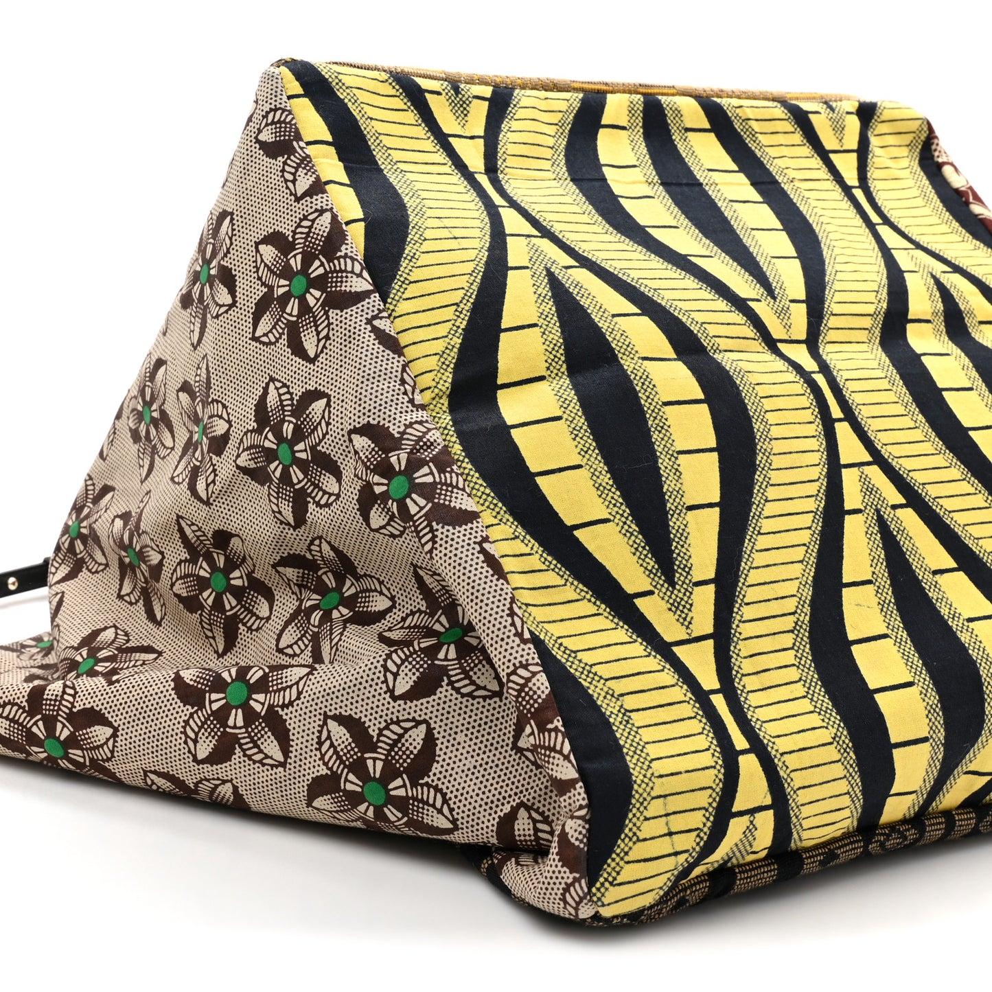 Tissu Calfskin Africaba Tote Multicolor