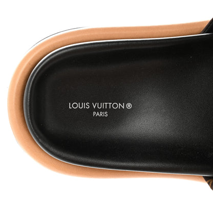 Louis Vuitton Nylon Monogram Pool Pillow Comfort Mule 37 Cacao Brown 7 of 11