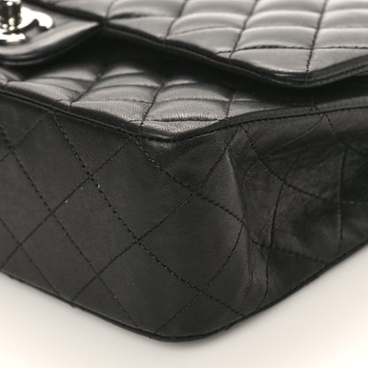 Chanel Lambskin Quilted Medium Double Flap Black 10 of 10