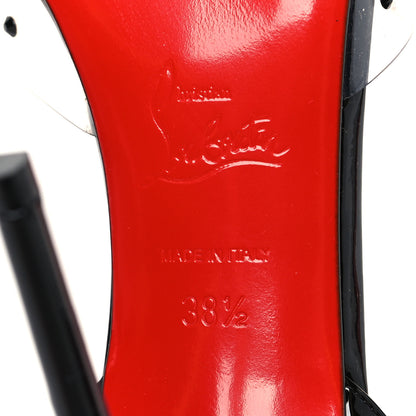 Christian Louboutin PVC Patent Psychic Spikaqueen 100 Pumps 38.5 Black 6 of 10