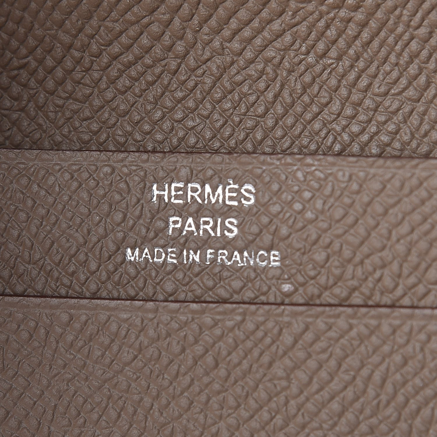 Hermes Epsom Bearn Card Holder Wallet Etoupe 6 of 8