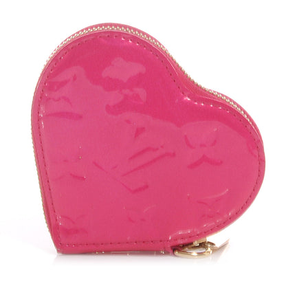 Louis Vuitton Vernis Heart Coin Purse Rose Pop 1 of 8