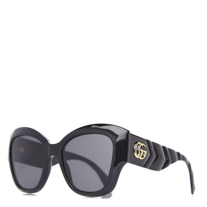 Gucci Acetate GG Butterfly Sunglasses GG0808S Black 1 of 7