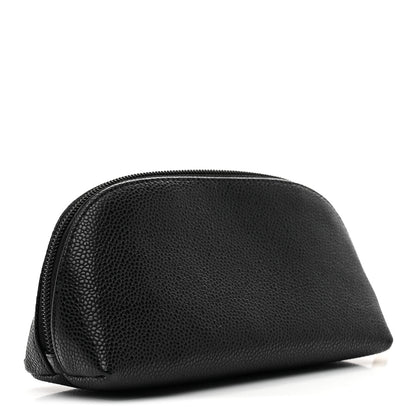 Chanel Caviar Timeless CC Cosmetic Pouch Black 3 of 8