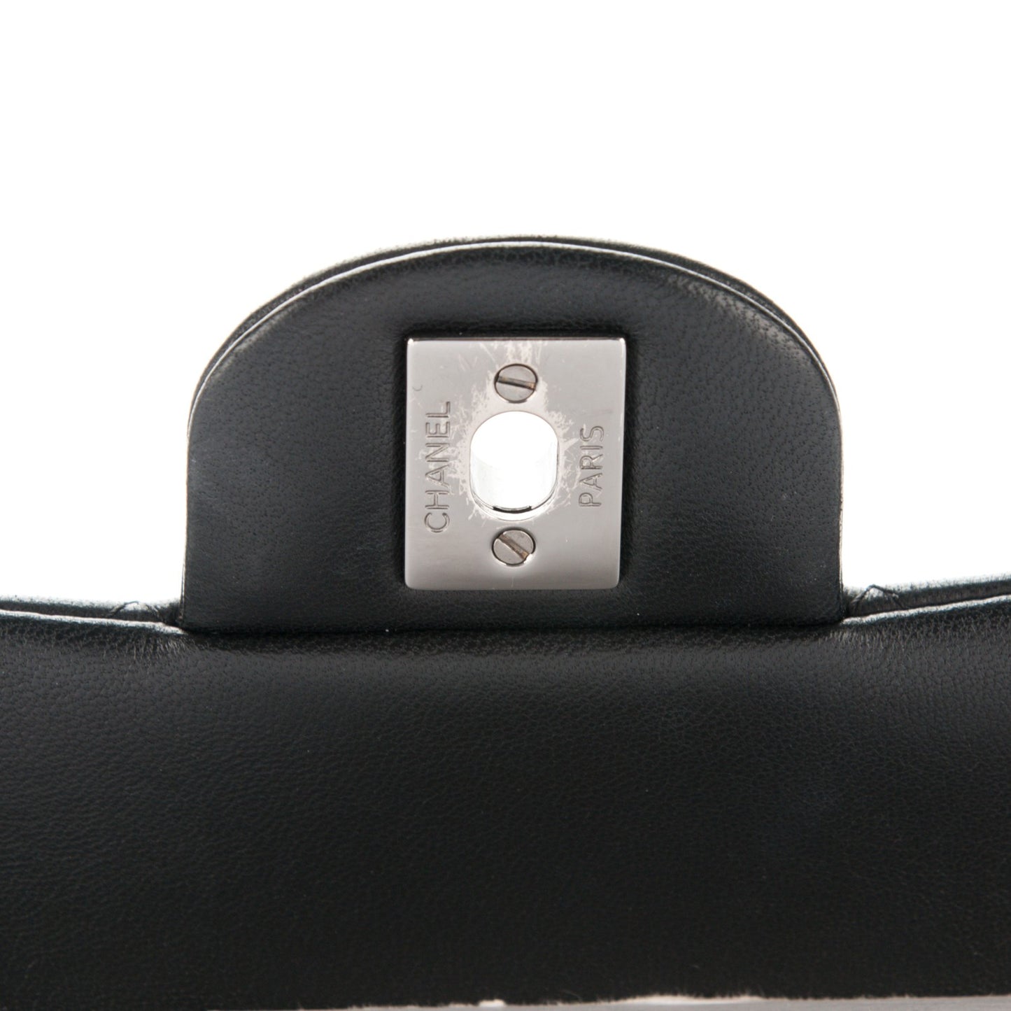 Lambskin Quilted Extra Mini Flap Black