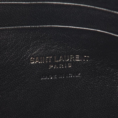 Saint Laurent Grain De Poudre Matelasse Monogram Mini Lou Camera Bag Black 7 of 8