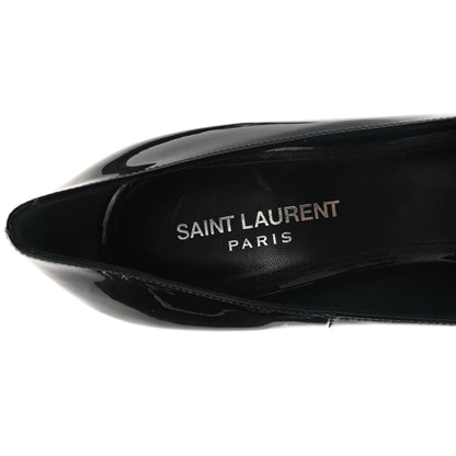 Saint Laurent Patent Opyum 110 Pumps 39 Black Silver 7 of 10