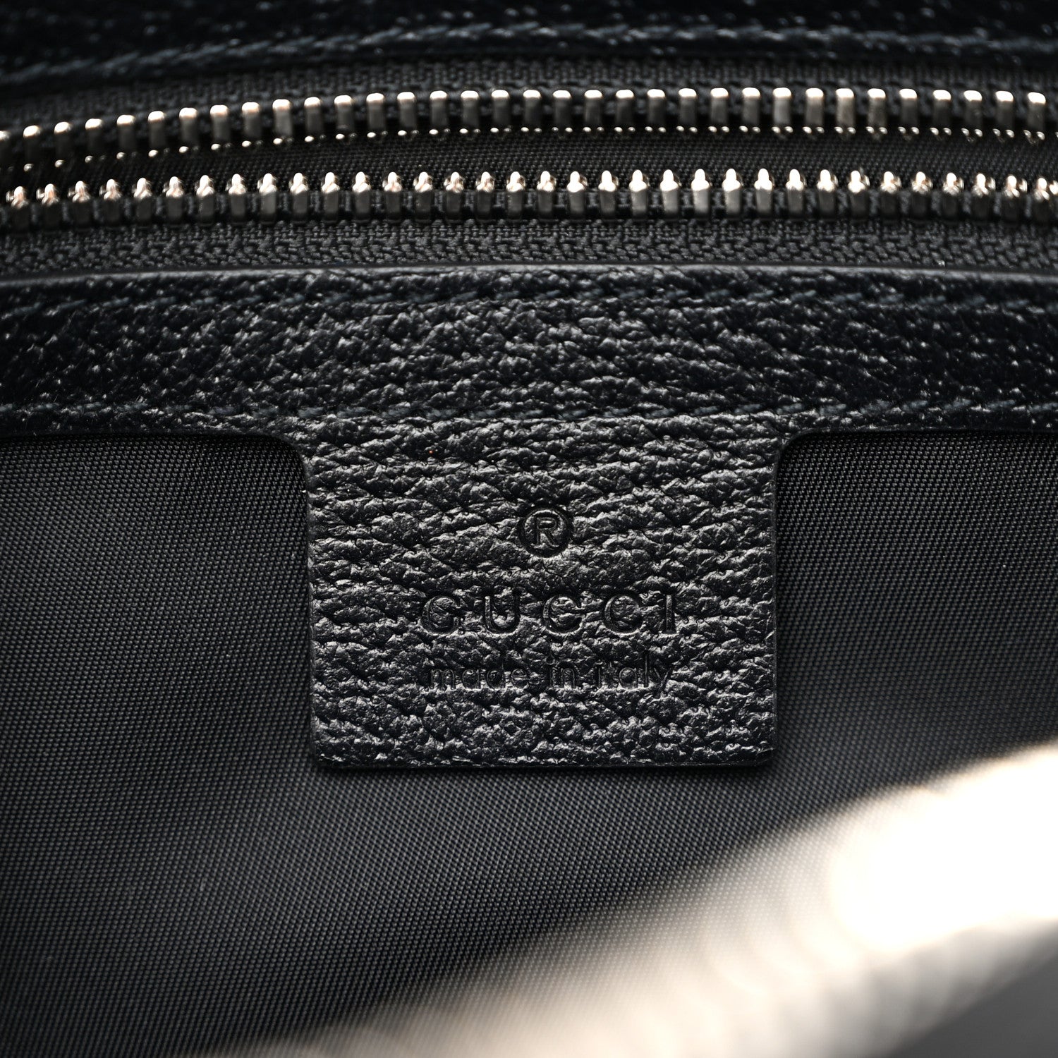 Gucci Econyl Nylon Monogram Off The Grid Belt Bag Black 6 of 11