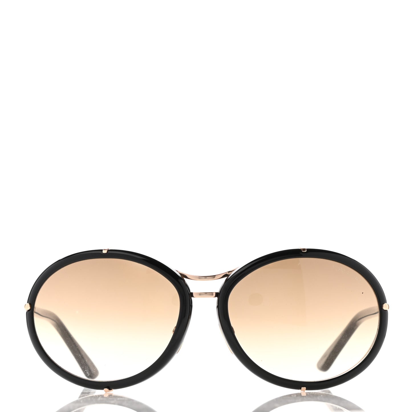 Mia Soft Rounded Sunglasses TF136 Black