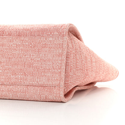 Chanel Canvas Medium Deauville Tote Pink 10 of 10
