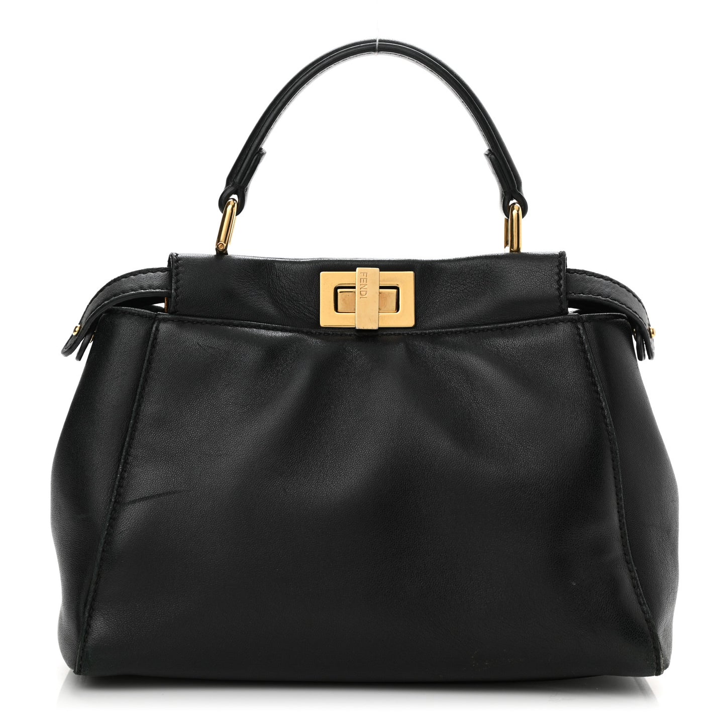 Nappa Mini Peekaboo Iconic Satchel Black