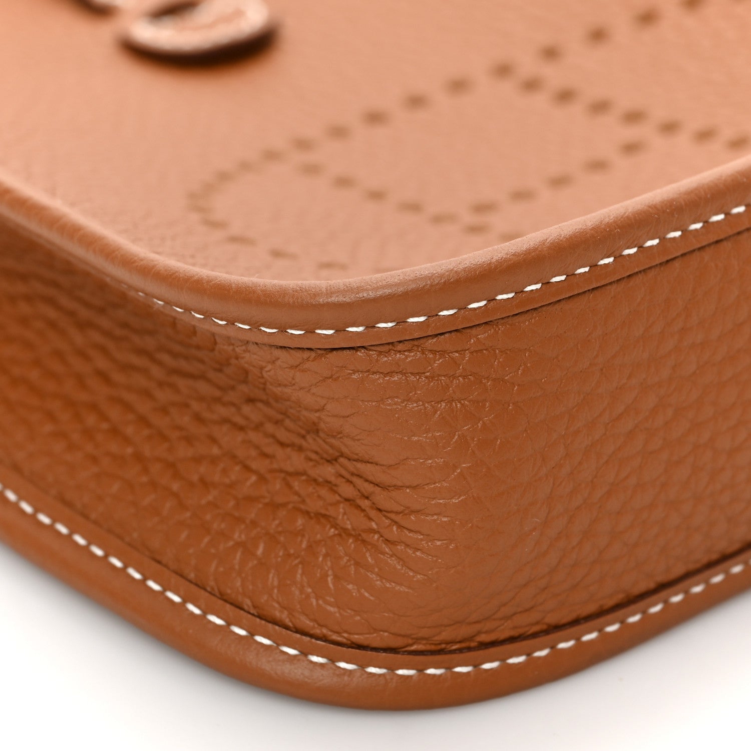 Hermes Taurillon Maurice Amazone Evelyne TPM Gold White 8 of 10