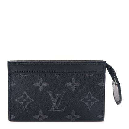 Louis Vuitton Monogram Eclipse Key Pouch Voyage 1 of 10