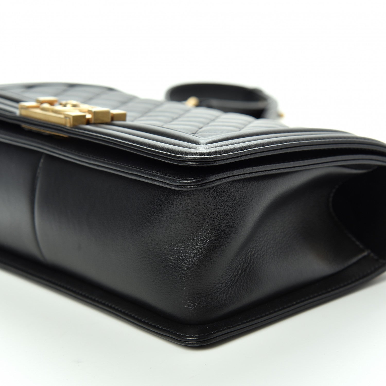 Chanel Calfskin Quilted Medium Boy Flap Black 7 of 10
