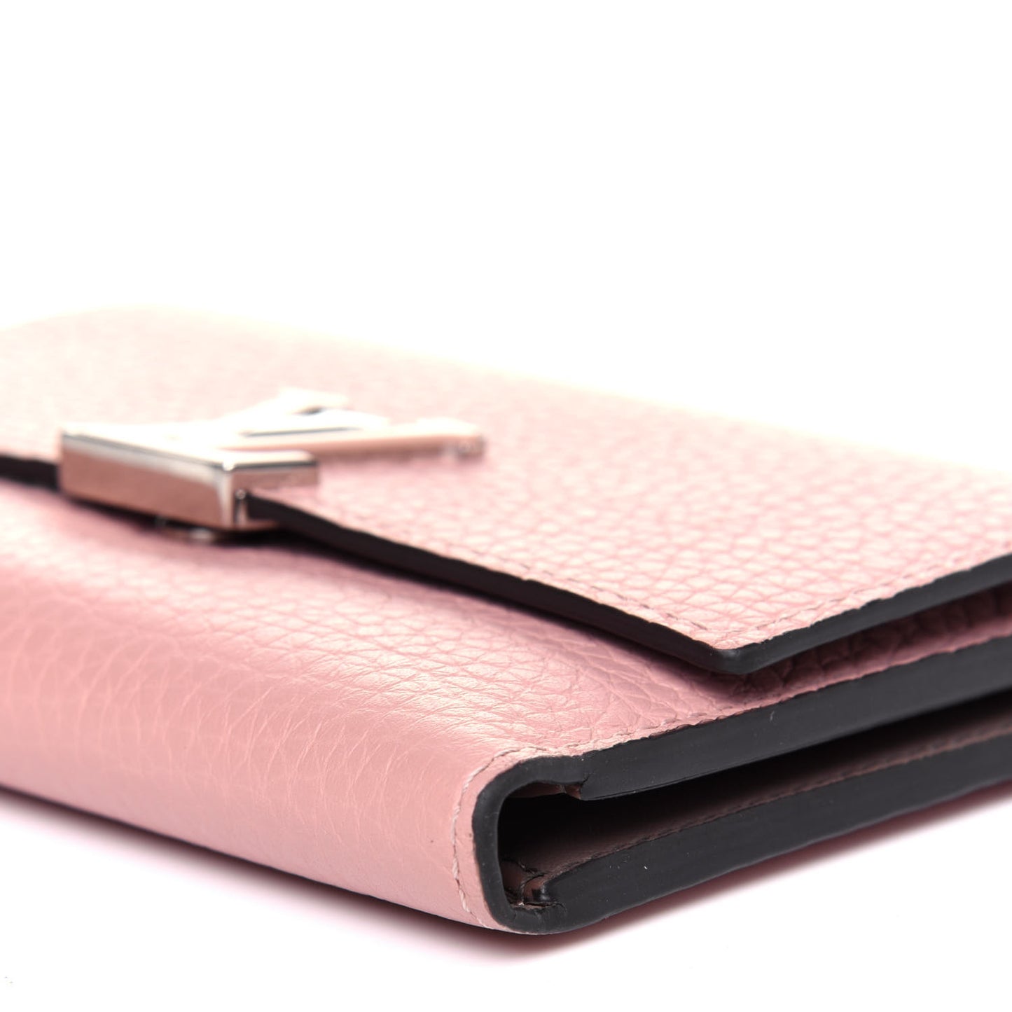 Taurillon Capucines Compact Wallet Magnolia
