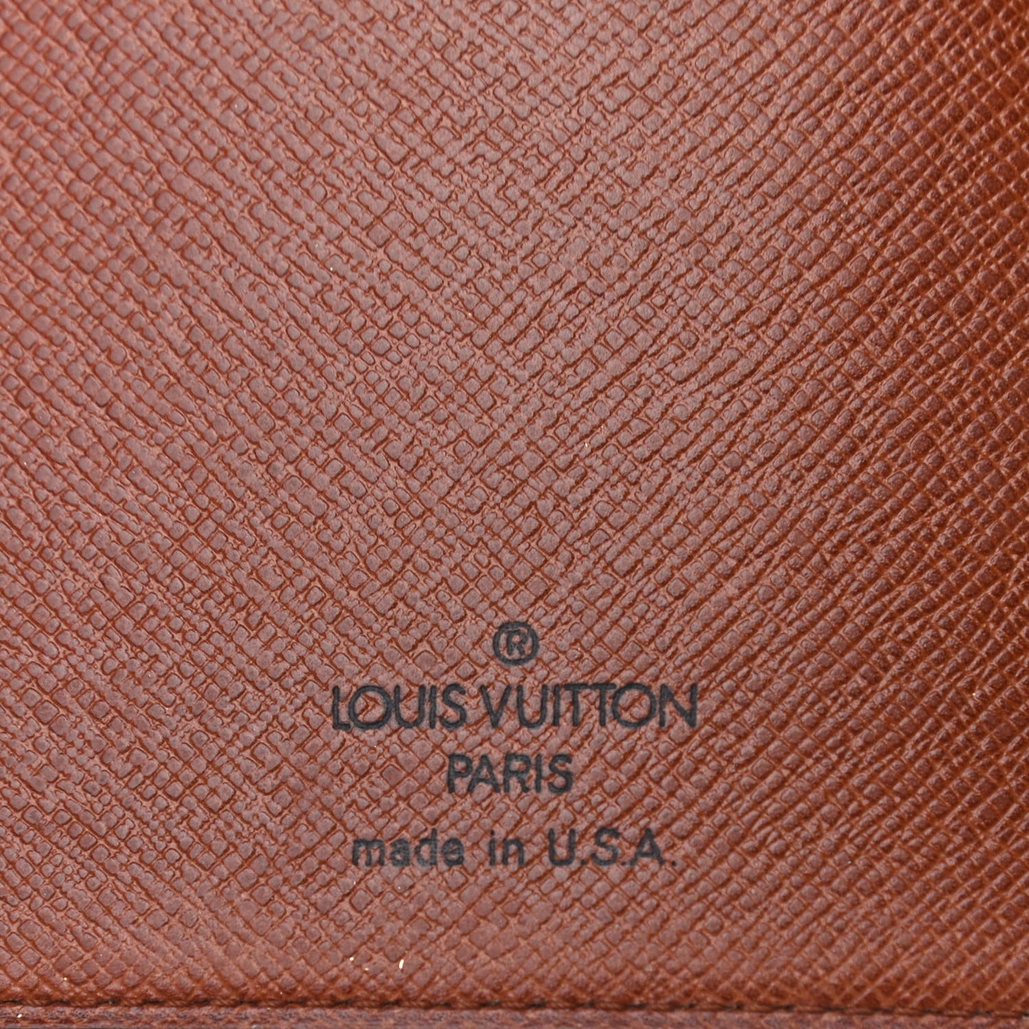 Monogram Calendar Agenda Cover