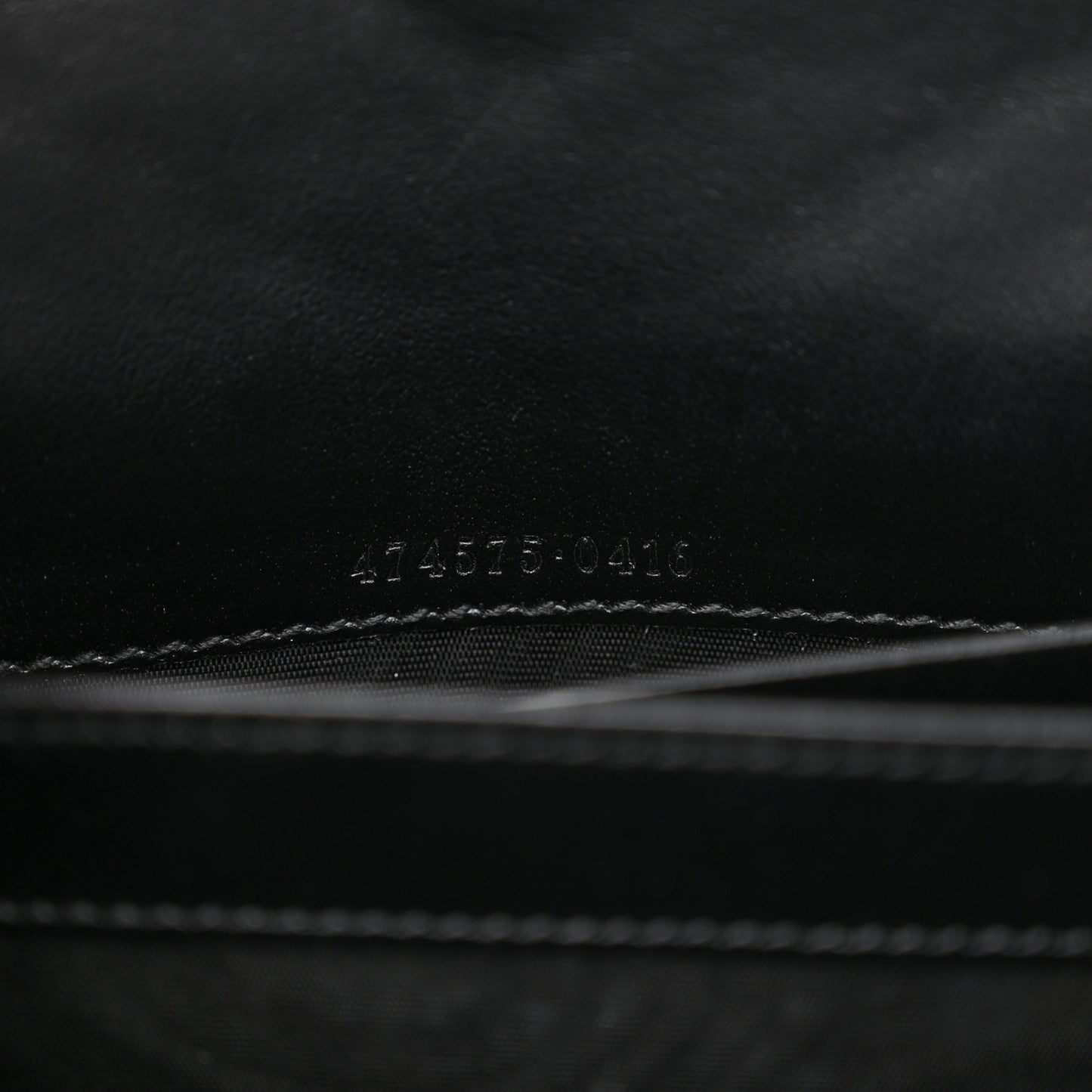 Calfskin Matelasse GG Marmont Chain Wallet Black