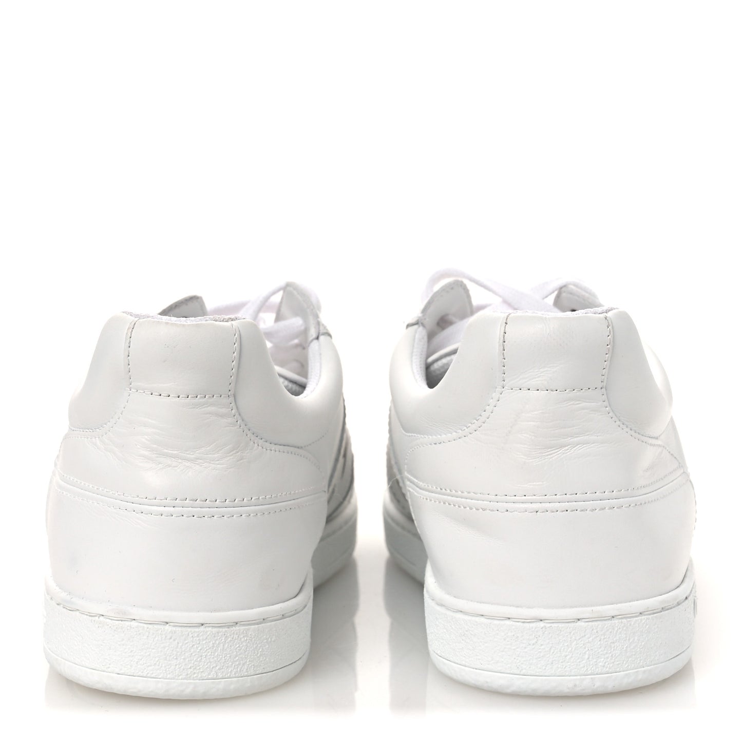 Calfskin Suede Dior Star Low Top Sneakers 39 White