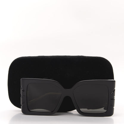 Gucci Acetate Square Frame Wing Sunglasses GG0535S Black 7 of 7