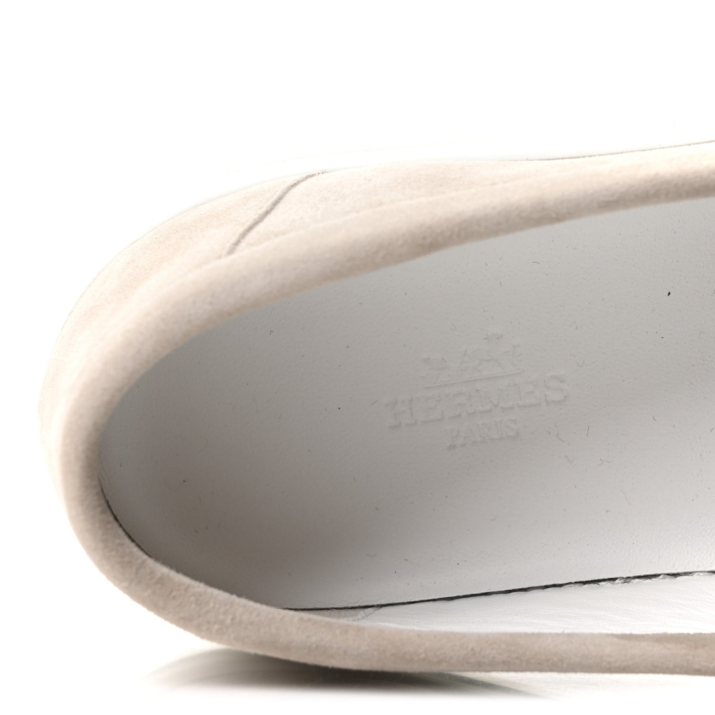 Suede Goatskin Game Slip On Sneakers 38 Beige Esquisse