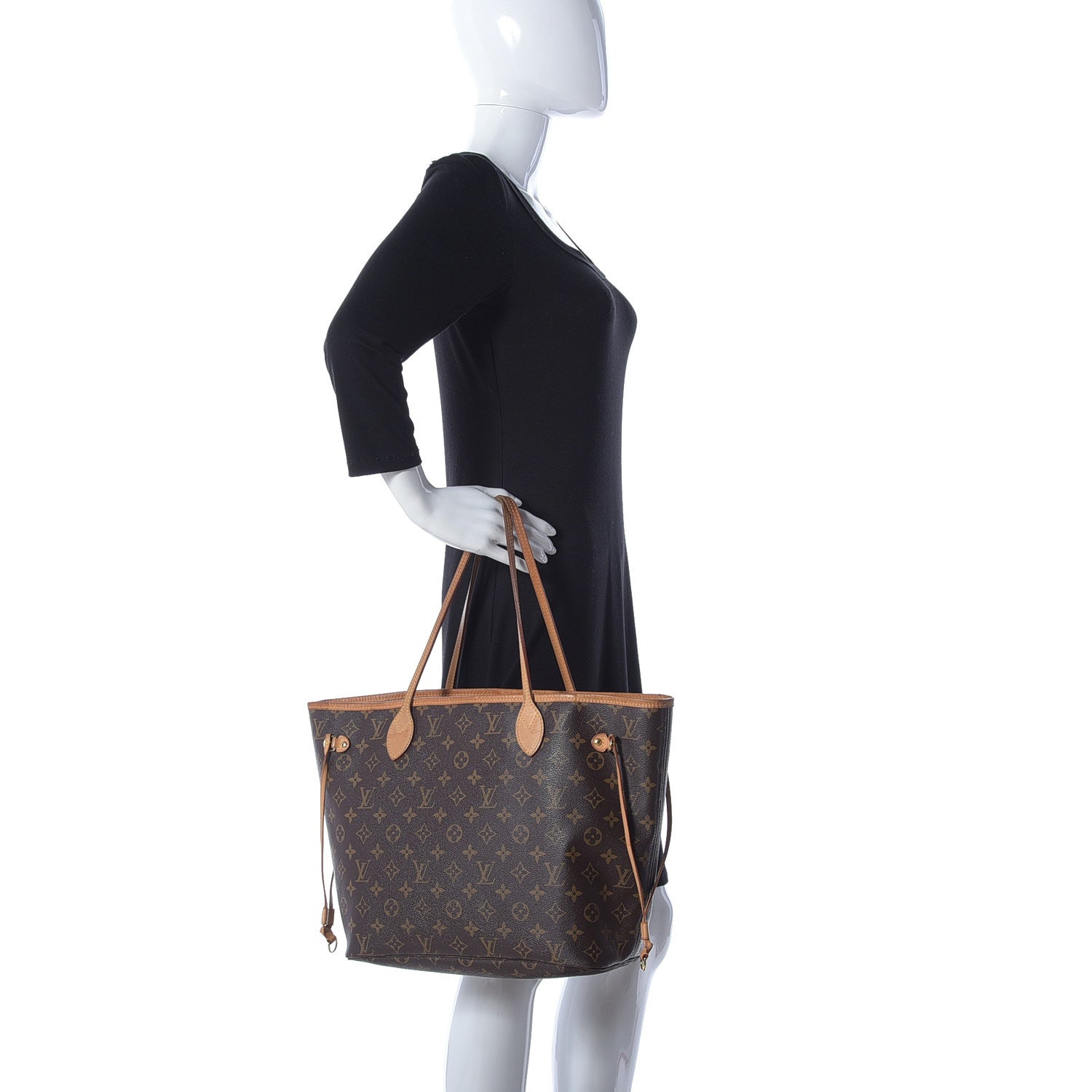 Louis Vuitton Monogram Neverfull MM 2 of 9