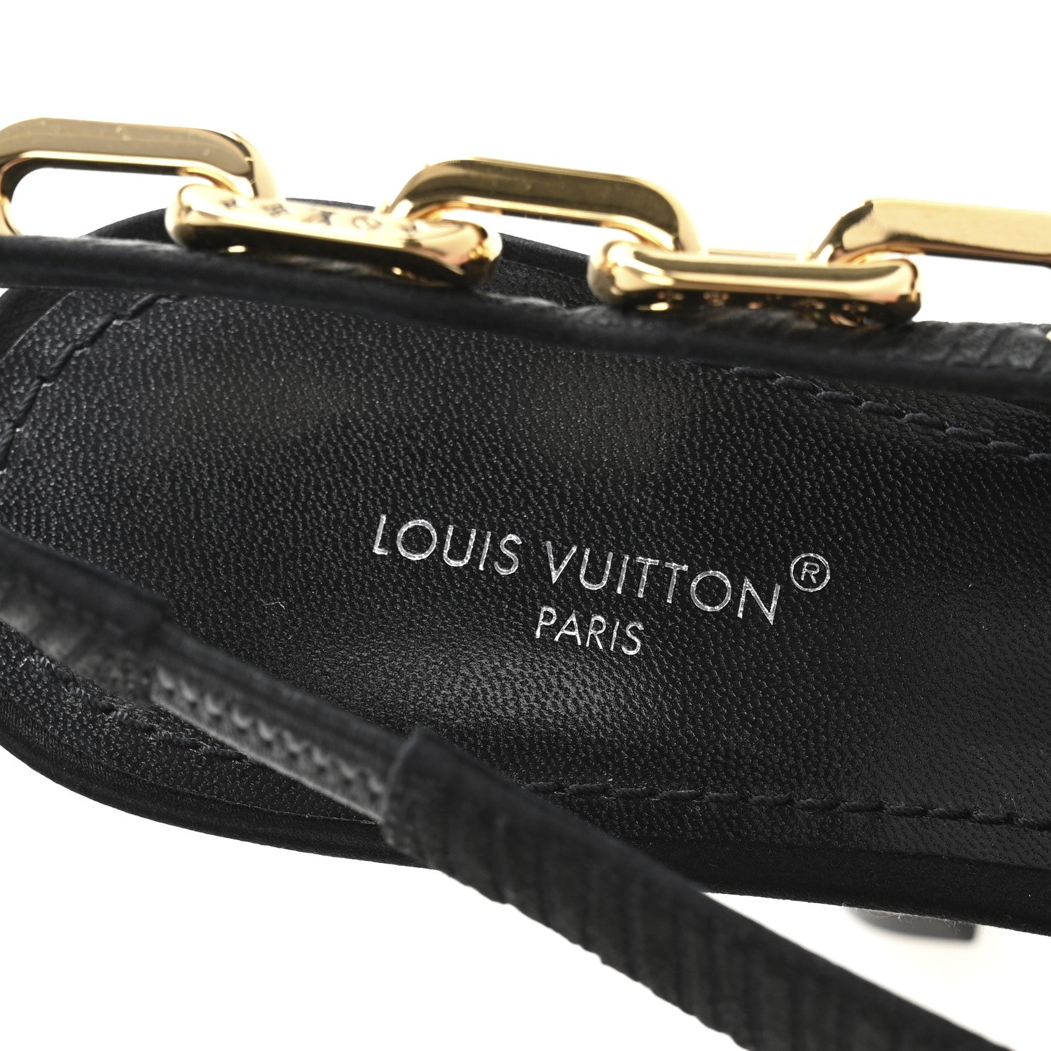 Louis Vuitton Embroidered Fabric Sparkle Slingback Pumps 38.5 Black 8 of 10