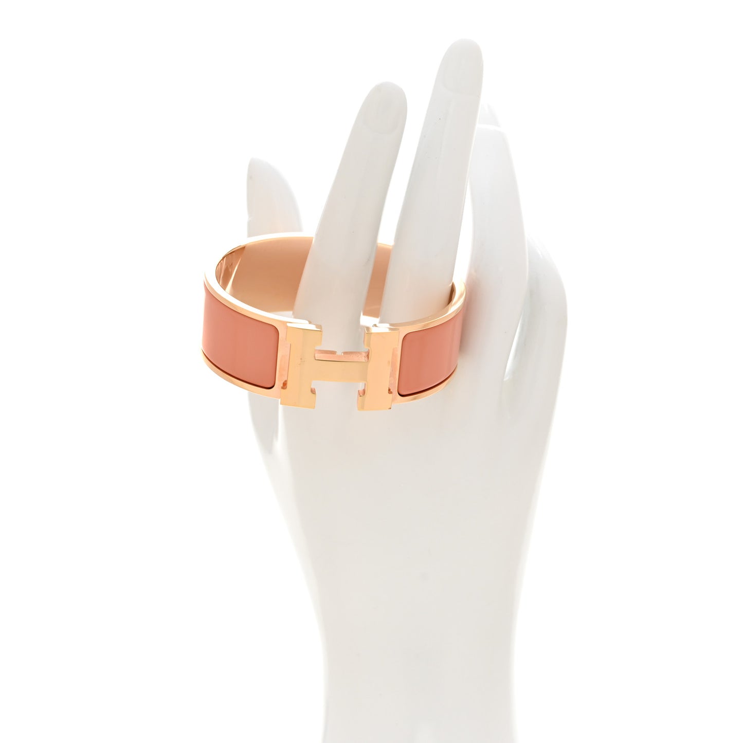 Enamel Wide Clic Clac H Bracelet PM Mango