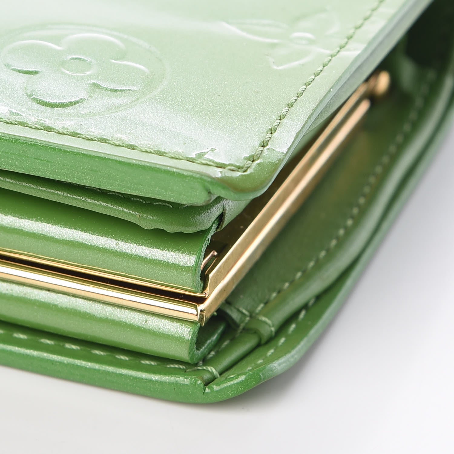 Louis Vuitton Vernis French Purse Wallet Vert Tonic 18 of 21