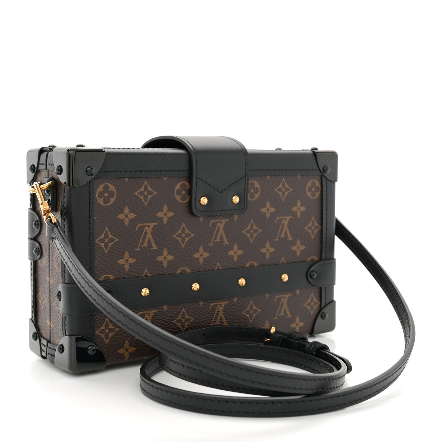 Louis Vuitton Monogram Petite Malle Black 3 of 10