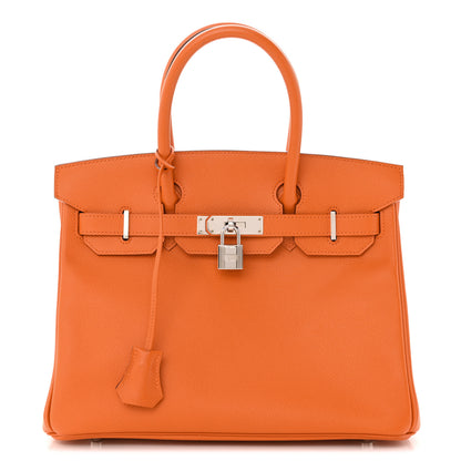 Hermes Epsom BIRKIN 30 Orange 1 of 15