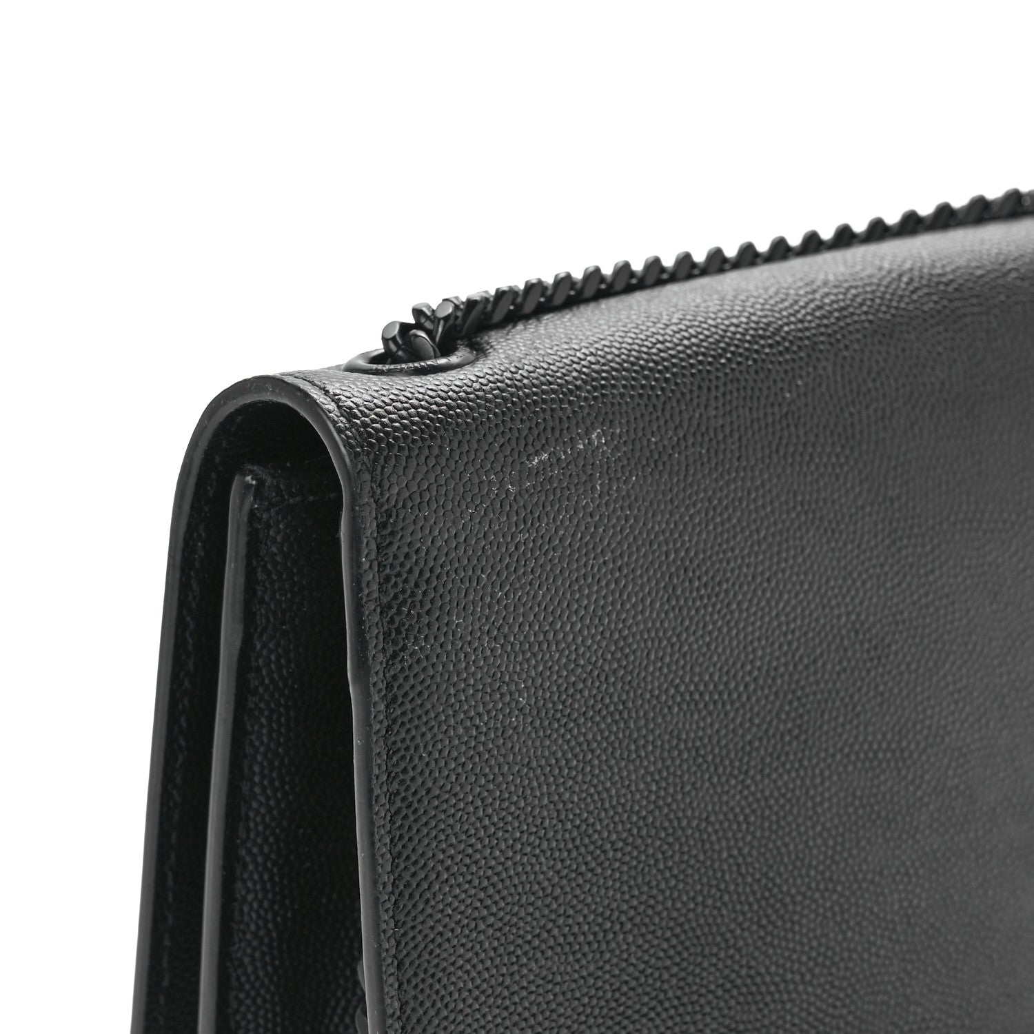 Saint Laurent Grain De Poudre Small Monogram Kate Satchel Black 15 of 15