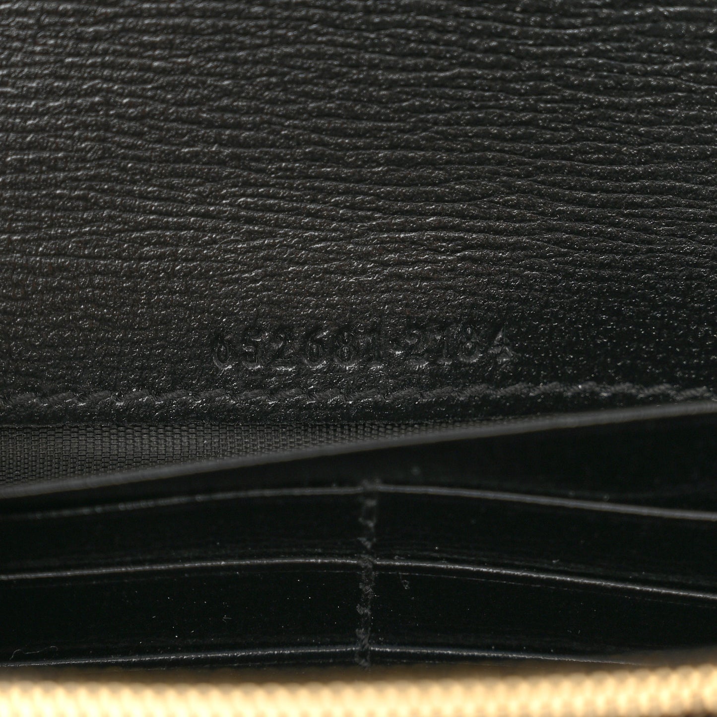 Azalea Calfskin GG Monogram Bi-Color Debossed Jackie 1961 Chain Wallet Mystic White Black