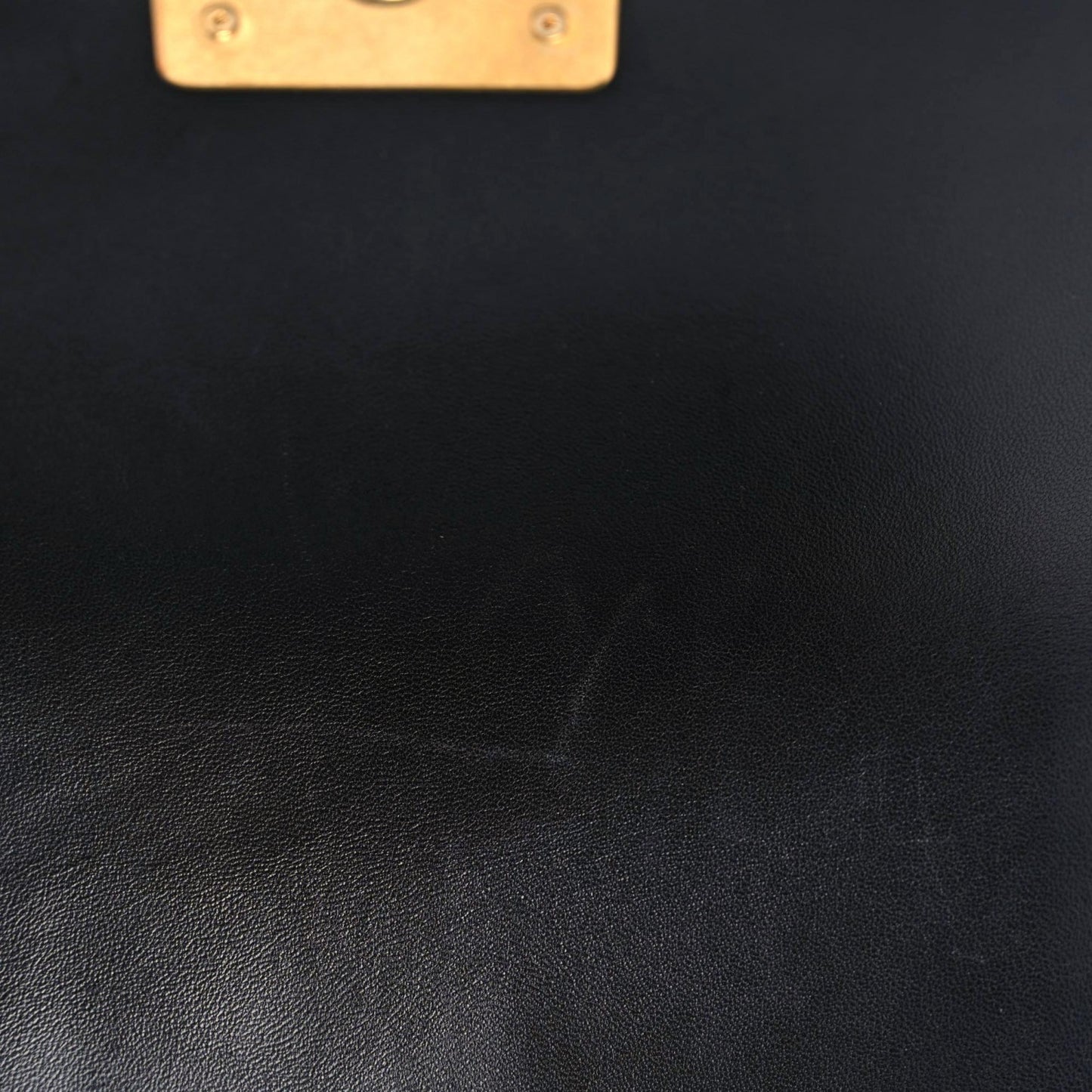 Lambskin Quilted Small Boy Flap Black