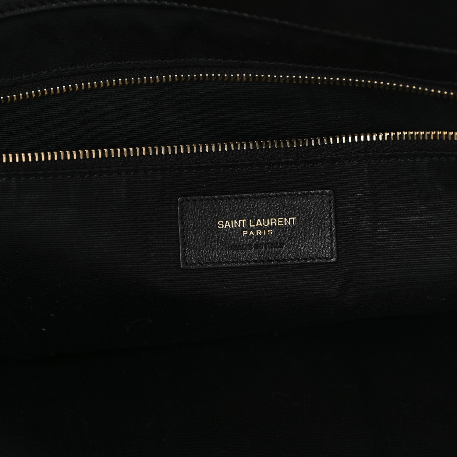 Saint Laurent Lambskin Quilted Maxi Icare Shopping Tote Black 7 of 12