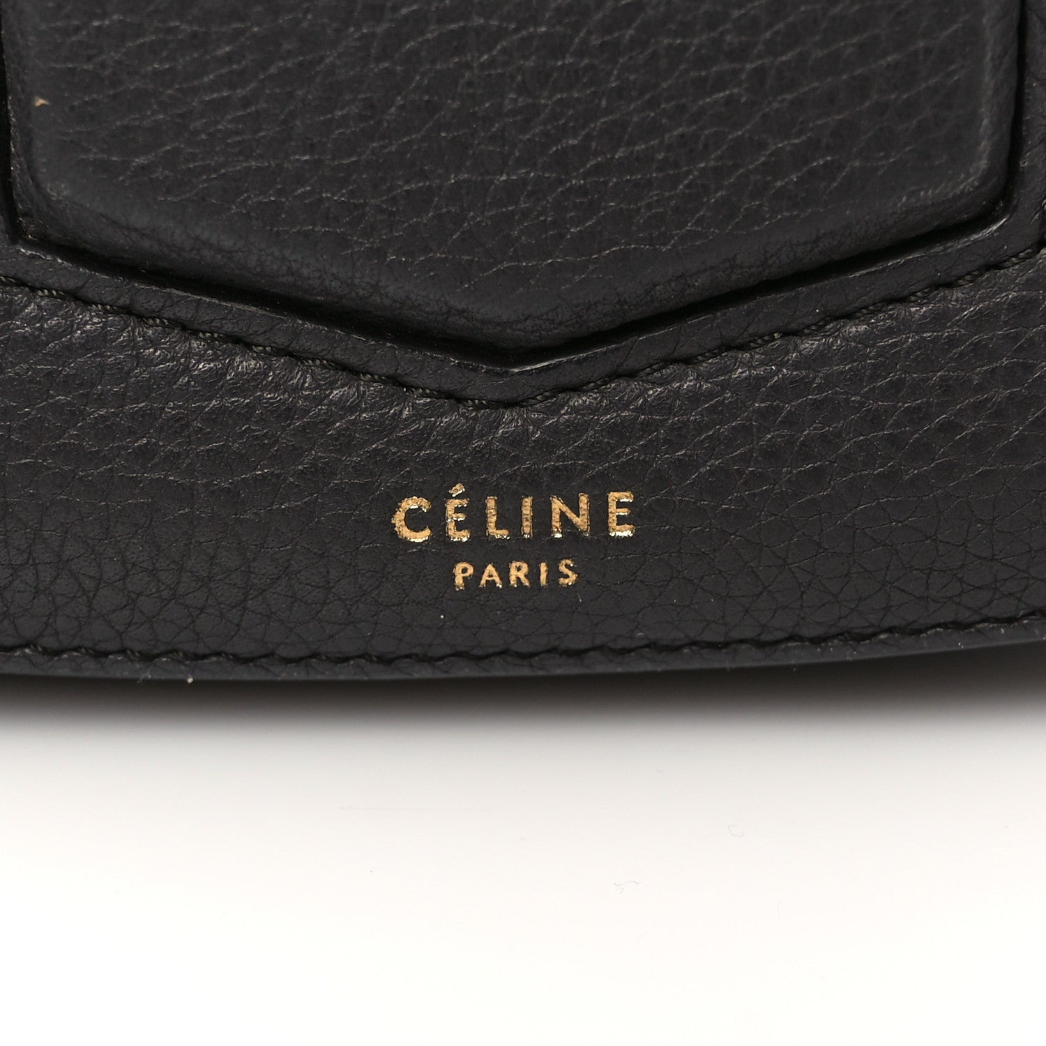 Celine Baby Grained Calfskin Small Trotteur Dark Taupe 5 of 9