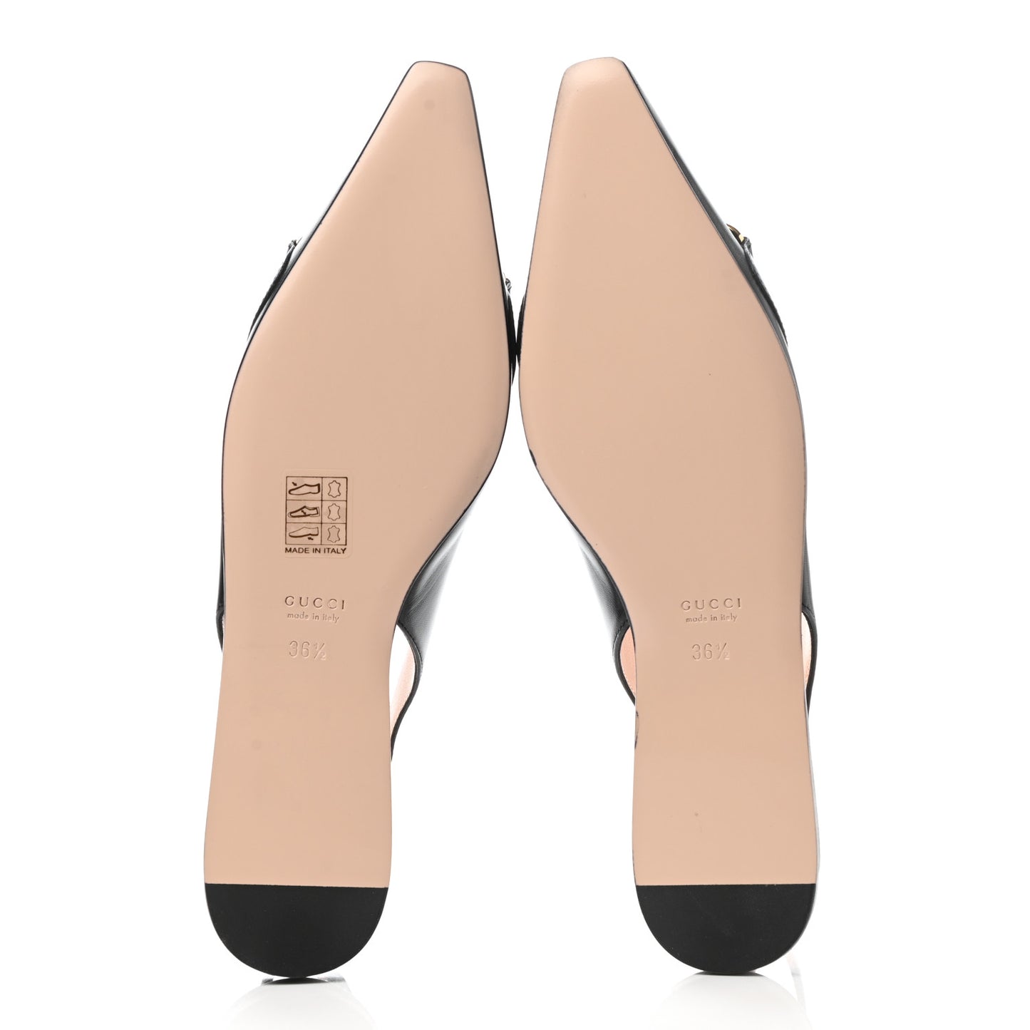 Malaga Kid Nappa Zumi Slingback Flats 36.5 Black