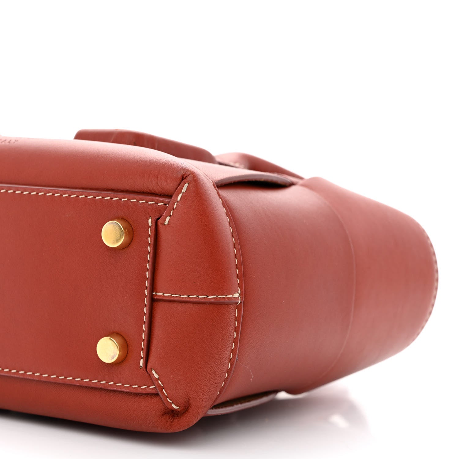 Bottega Veneta French Calfskin Maxi Intrecciato Mini Arco Rust 10 of 10