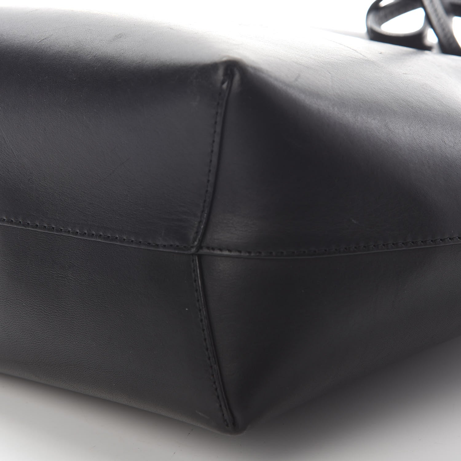 Mansur Gavriel Calfskin Mini Bucket Bag Black Flamma 8 of 11