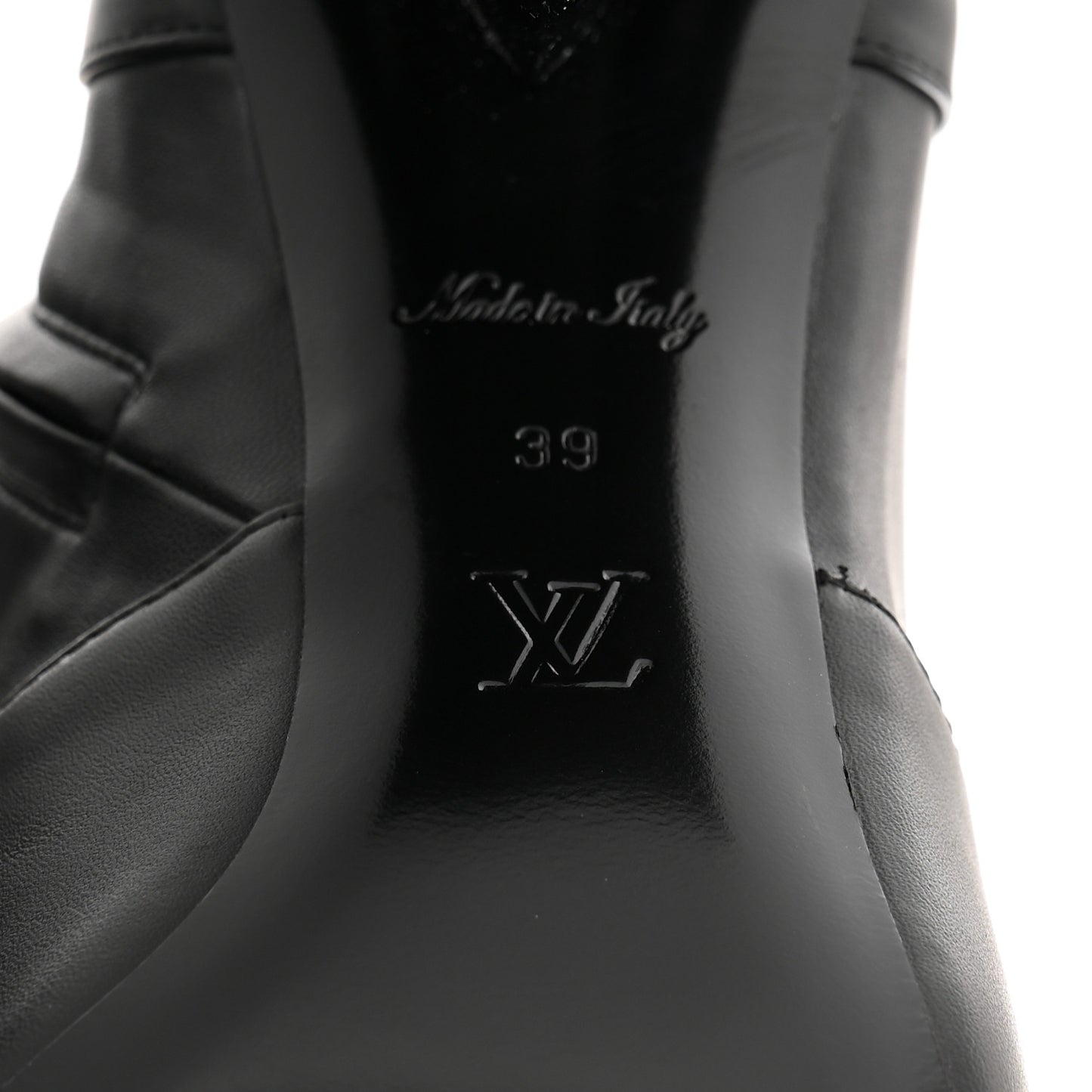 Calfskin Uniformes Silhouette Ankle Boots 39 Black