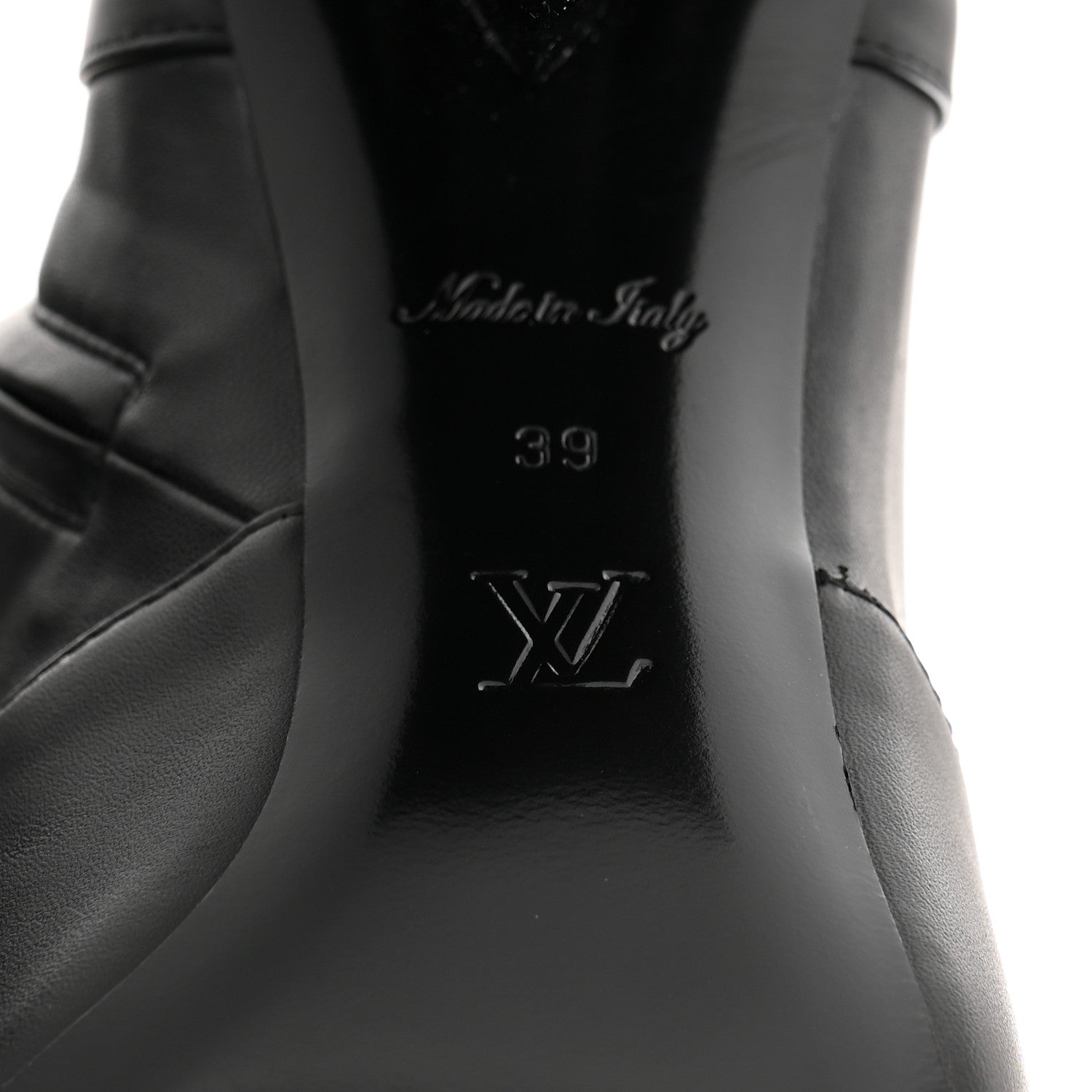 Louis Vuitton Calfskin Uniformes Silhouette Ankle Boots 39 Black 8 of 8