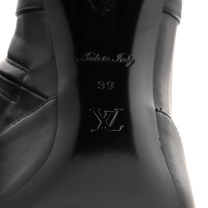 Louis Vuitton Calfskin Uniformes Silhouette Ankle Boots 39 Black 8 of 8