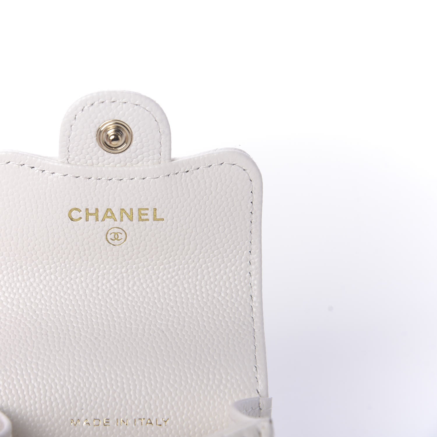 Chanel Caviar Quilted Airpods Pro Case White 6 of 9