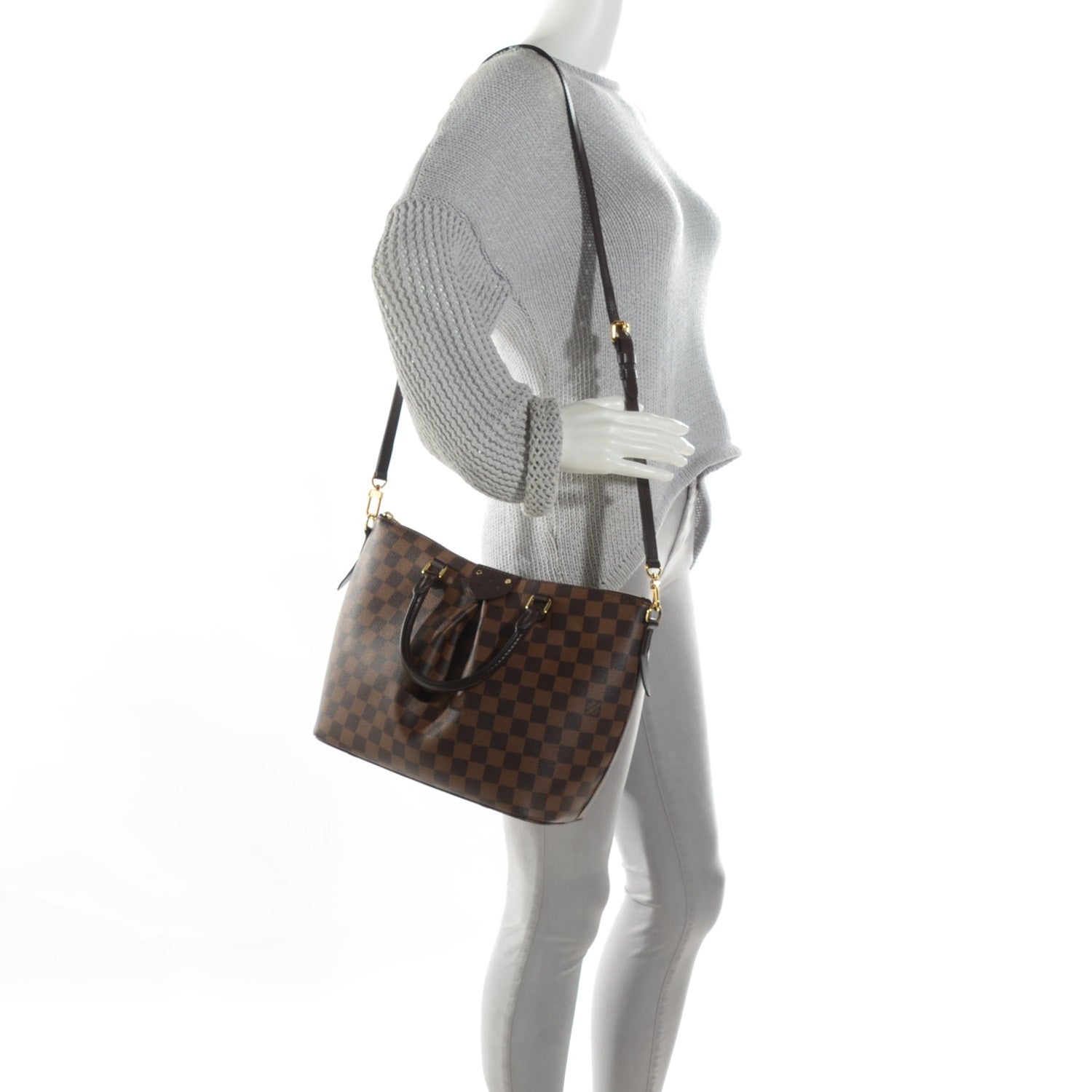 Louis Vuitton Damier Ebene Siena MM 2 of 11