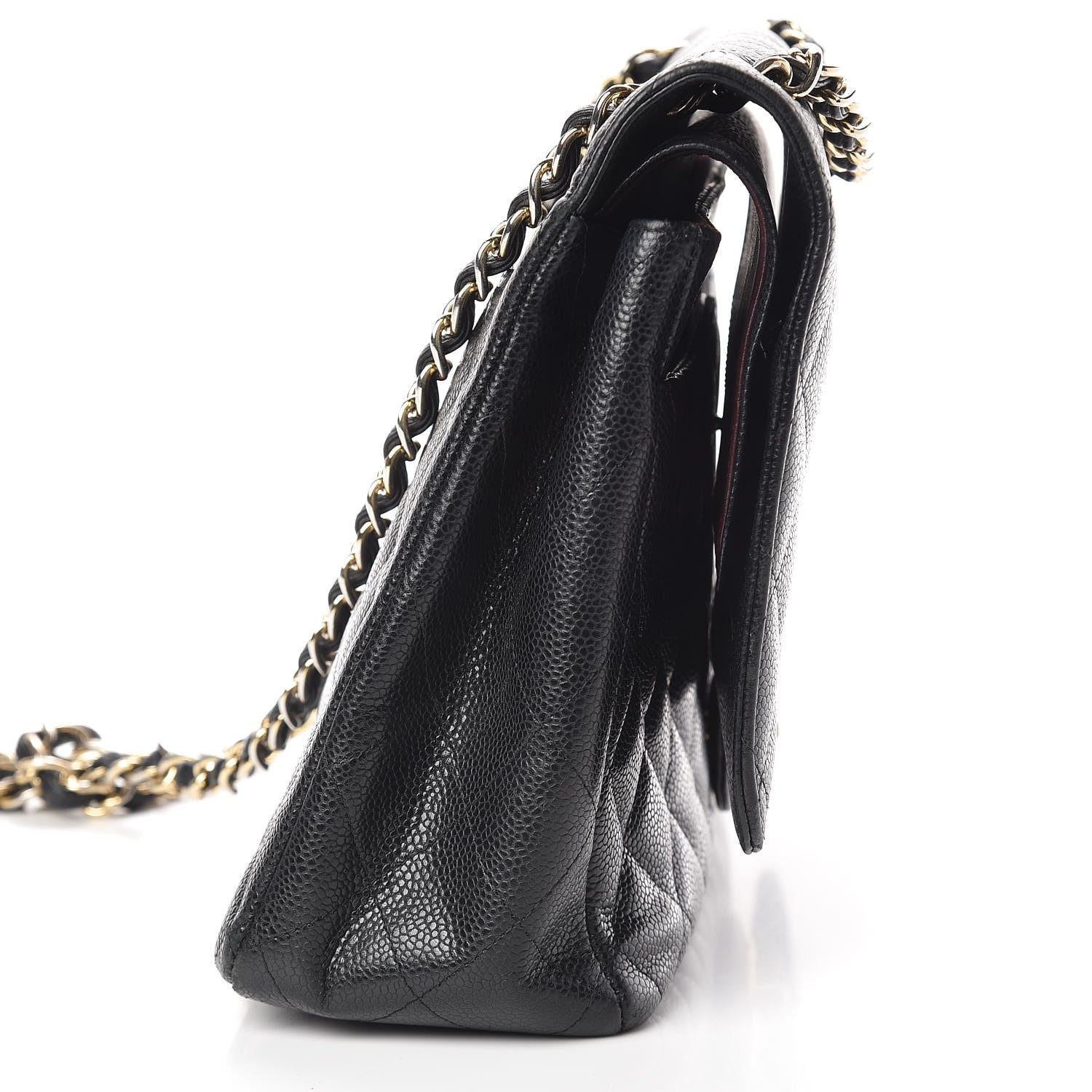 Chanel Caviar Quilted Maxi Double Flap Black 17 of 18
