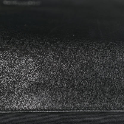 Saint Laurent Sheepskin Tri-Quilt Monogram Medium College Bag Black 10 of 12