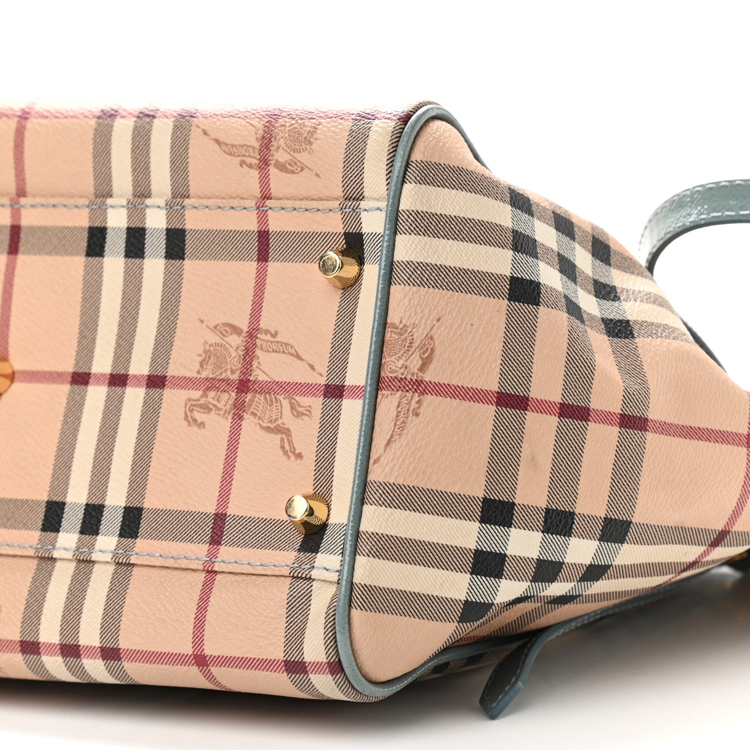 Burberry Haymarket Check Small Canterbury Tote Storm Grey 19 of 19