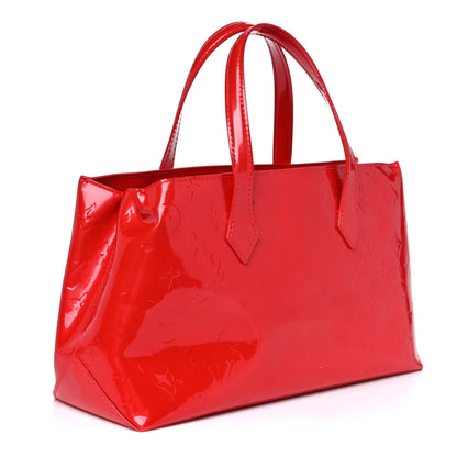 Louis Vuitton Vernis Wilshire PM Rouge 3 of 12